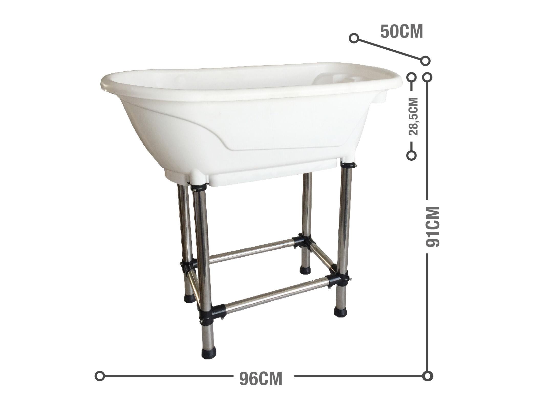 Show Tech Handy Tub M 96x50x91cm Blue Bath - 15STE009