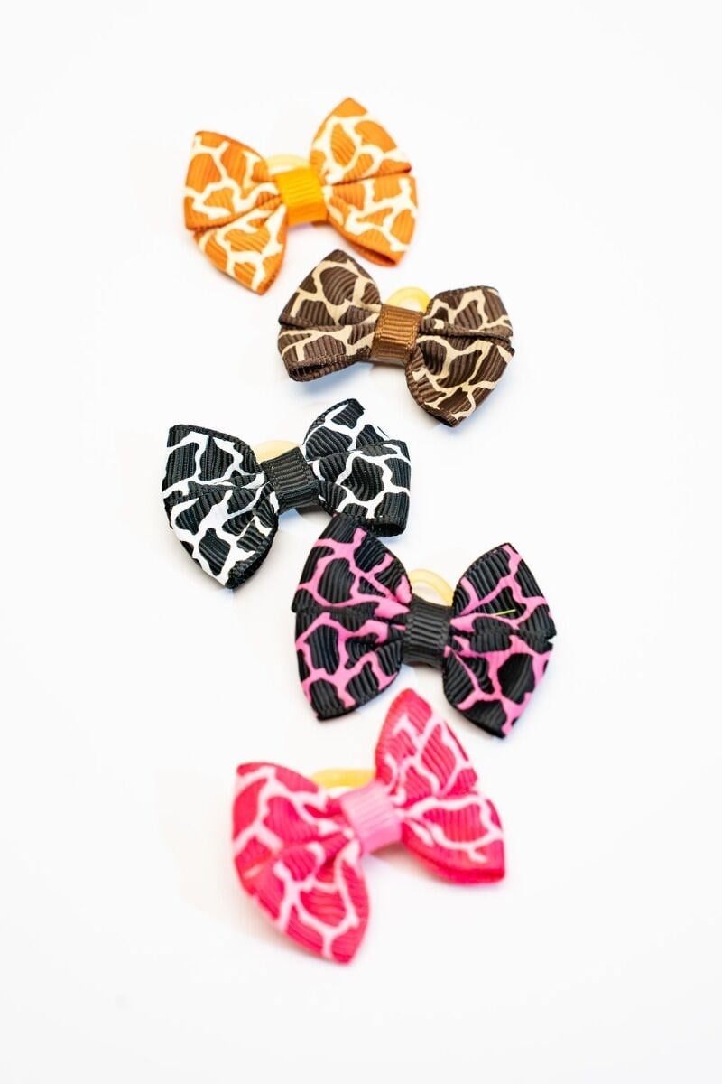 Show Tech Leopard Bow Collection with Elastic - 50 pcs - 65STE699