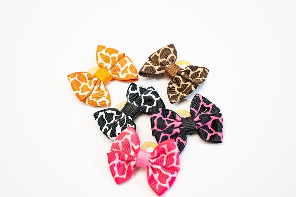 Show Tech Leopard Bow Collection with Elastic - 50 pcs - 65STE699
