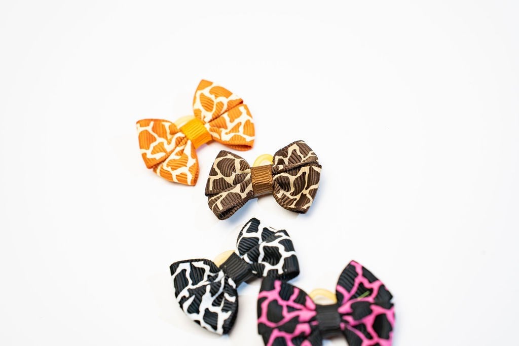 Show Tech Leopard Bow Collection with Elastic - 50 pcs - 65STE699