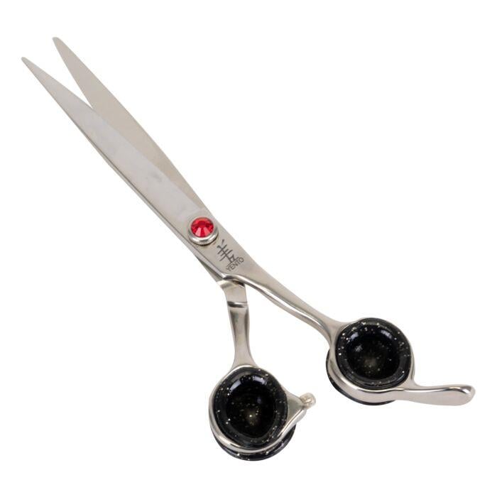 Show Tech Scissor Training Ring 2 Pcs Black Glitter 20 mm - 22STE075