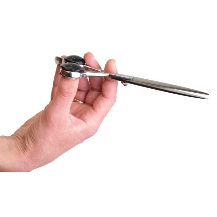 Show Tech Scissor Training Ring 2 Pcs Black Glitter 20 mm - 22STE075