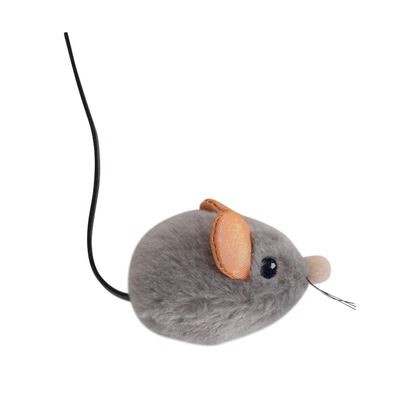 Squeak Squeak Mouse Plush Kedi Oyuncağı - Gri - 70377M