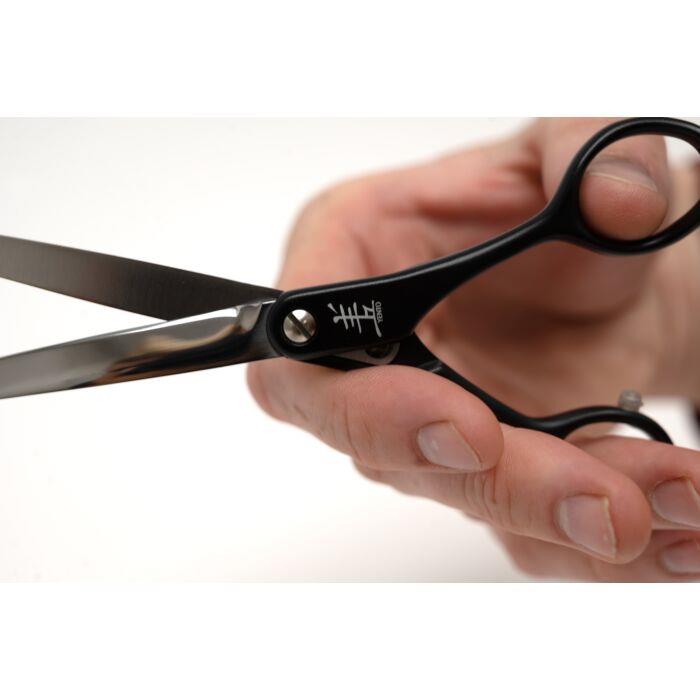 Yento Sparkle Series Curved Scissors Black 16,5 cm - 6,5