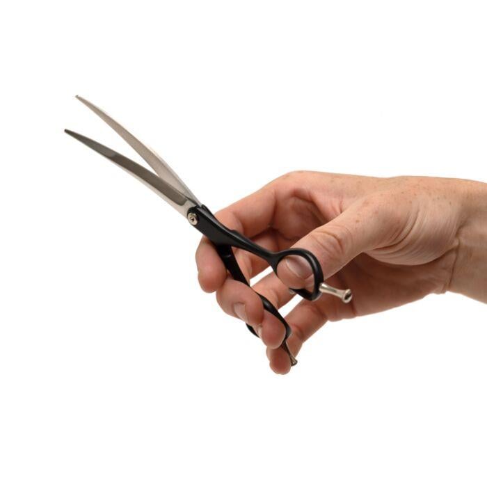 Yento Sparkle Series Curved Scissors Black 16,5 cm - 6,5
