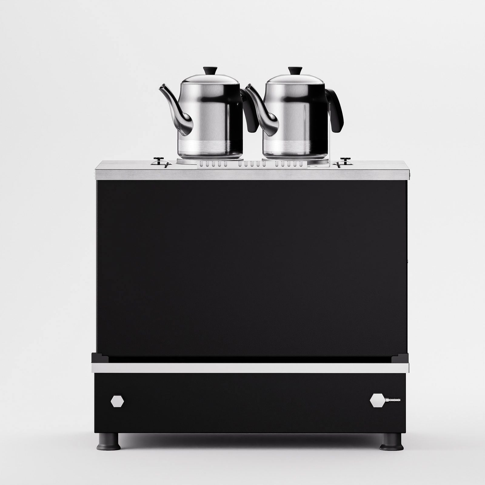 Anka Black Pro Compact Hibrit Çay Makinesi / Kompakt Tasarım, Profesyonel Kullanım, Çift Enerji Esnekliği (BPKO2)