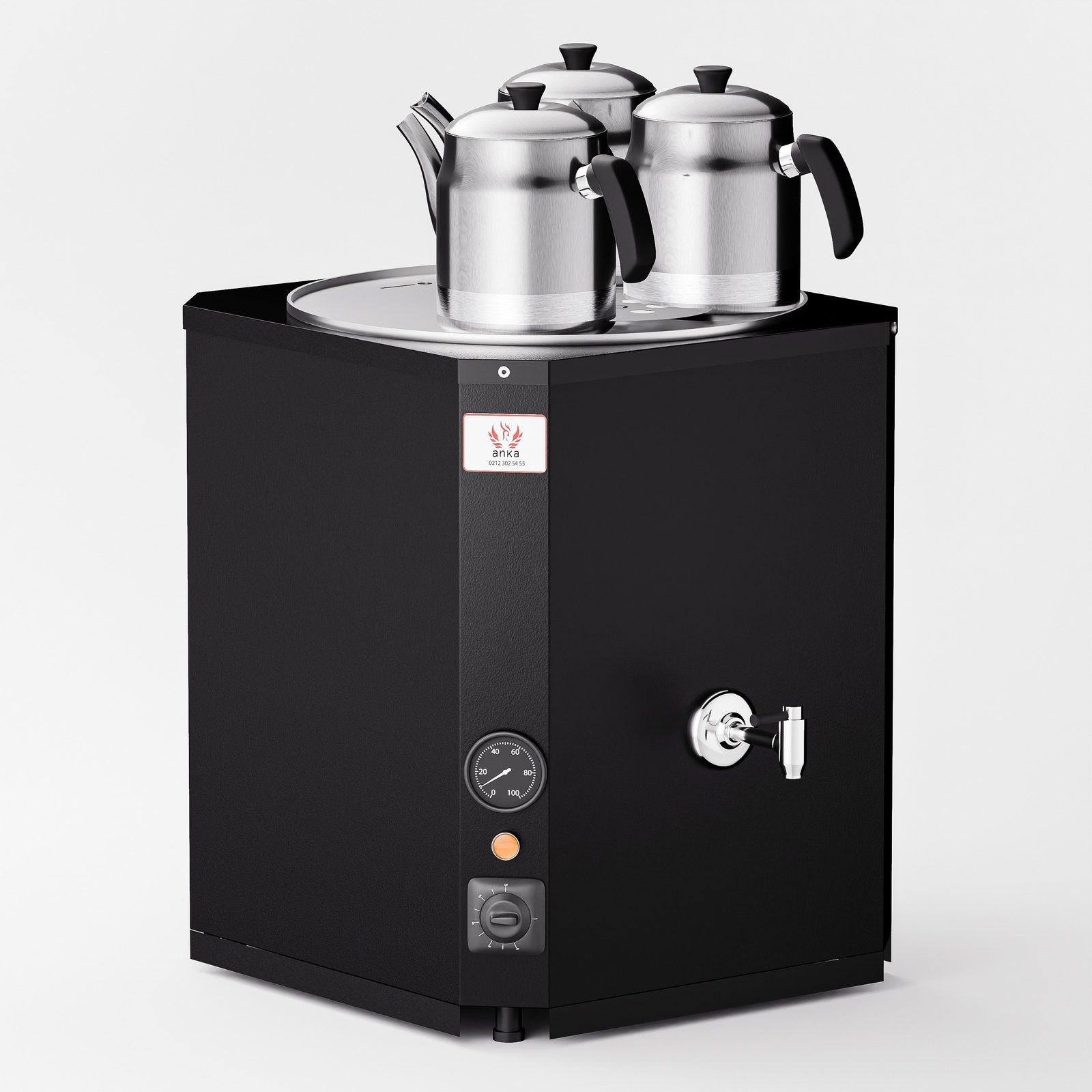 Anka Black Yeni Nesil Jumbo Çay Makinesi / Kompakt Tasarım, İhtiyaca Odaklı Yapı (YNC3)