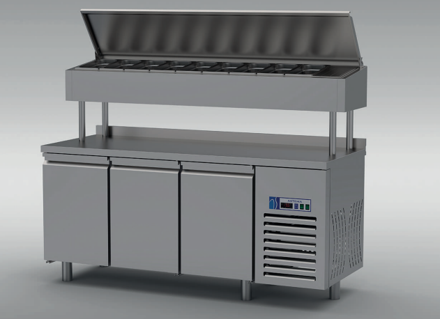 Astema Make Up Pizza Hazırlık Dolabı Yüksek Model, 184*70*85/135 cm