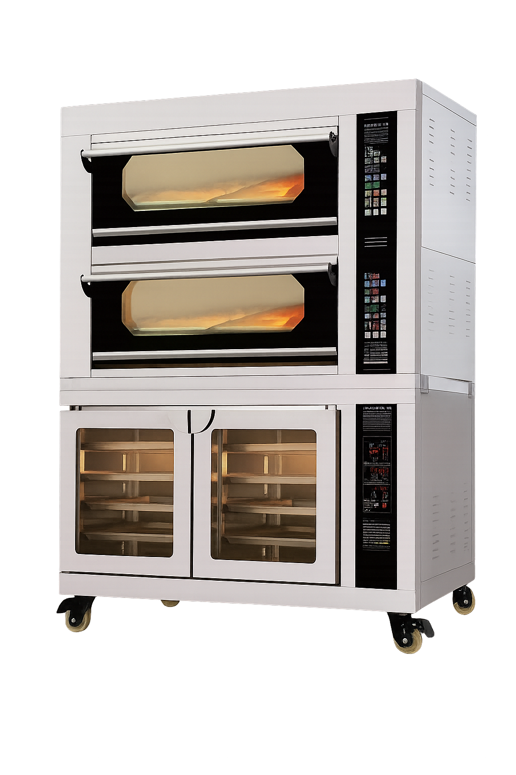By Kitchen İki Katlı 4 Tepsi Kapasiteli Taş Tabanlı Elektrikli Fırın DTTF-464
