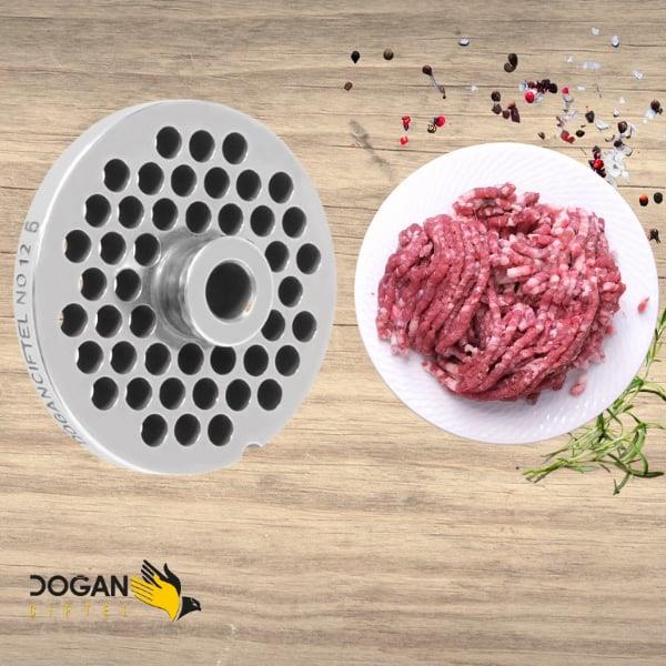 Doğan Çiftel 12 No Et Kıyma Makinesi Paslanmaz  Ayna 6 mm