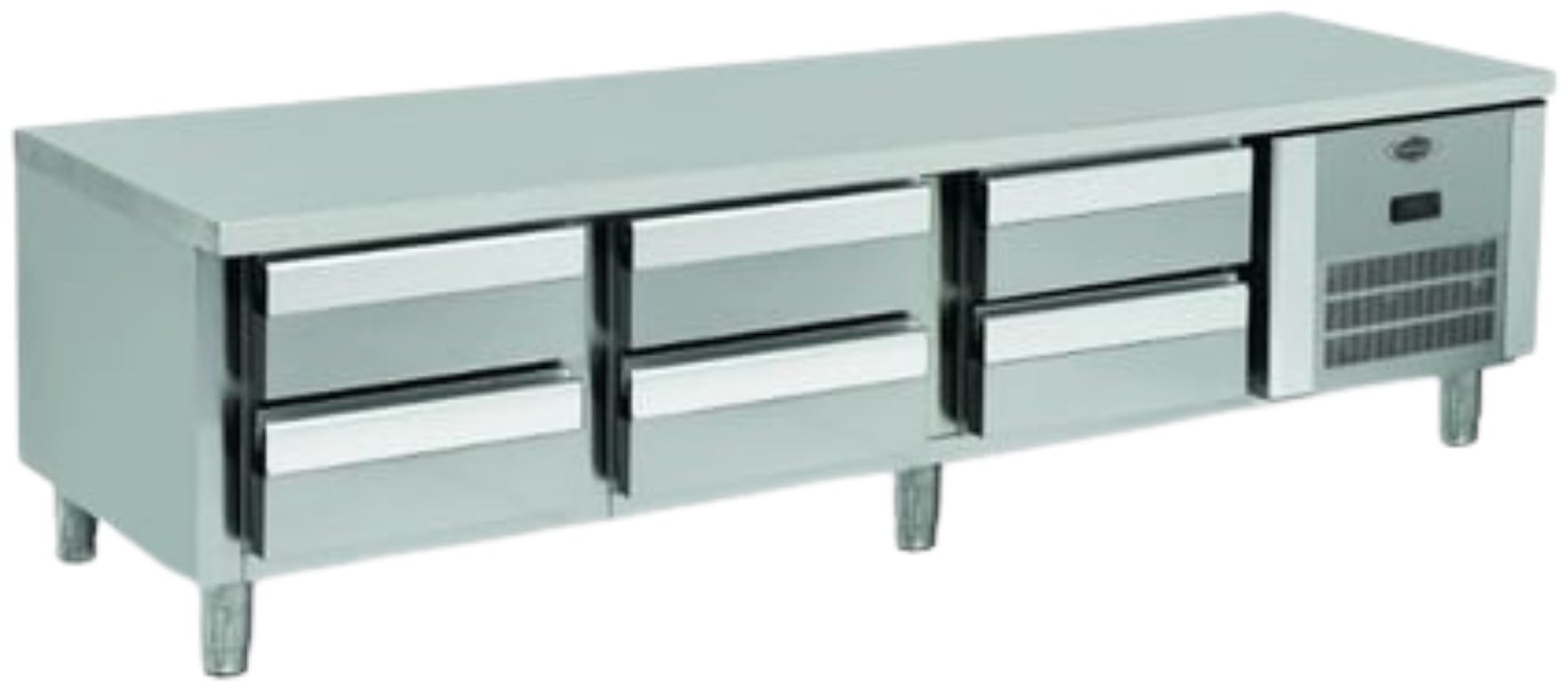 Empero Set Altı Dondurucu 6 Çekmeceli 2000x700x600 mm EMP.200.70.02-S