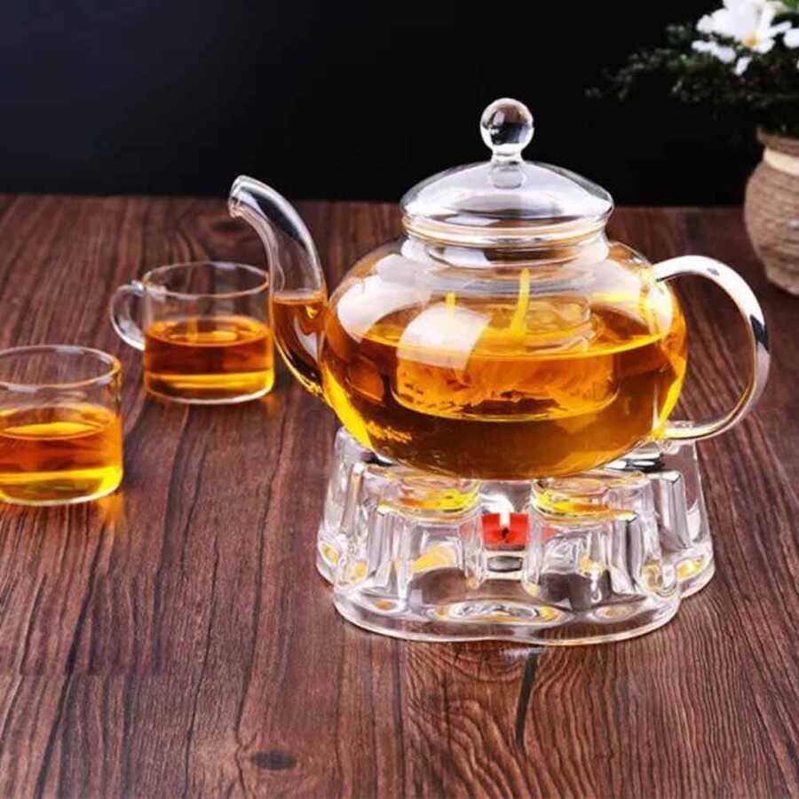 Epinox Cam Demlik 450 Ml - Cam Süzgeç (CD-450C)