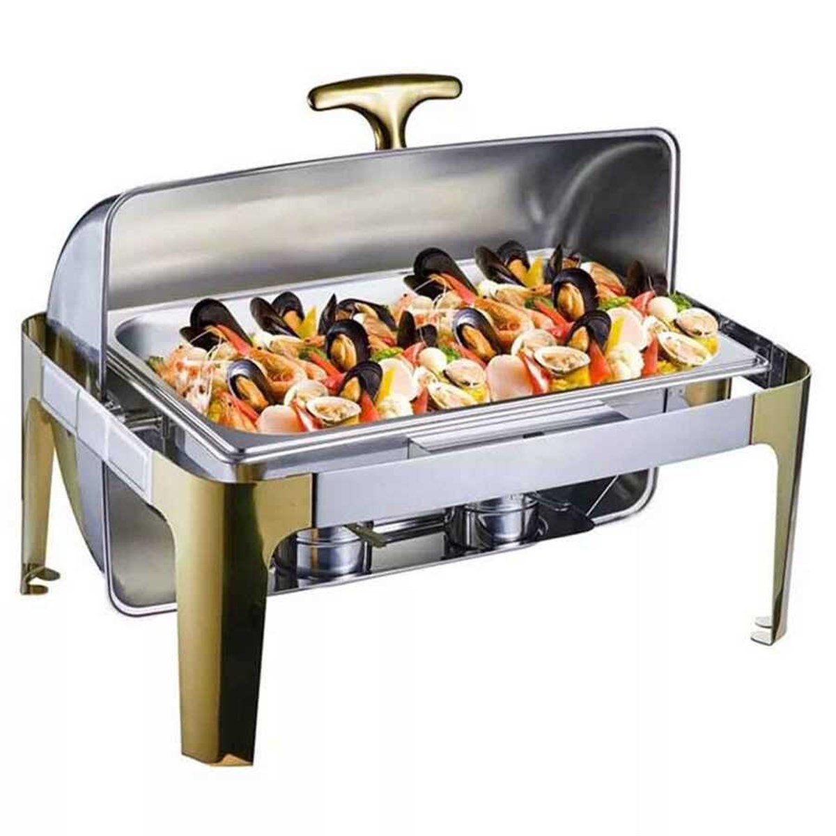 Epinox CDR-9S Chafıng Dısh Roll Top 9 Lt, Gold, Reşo Isıtıcı