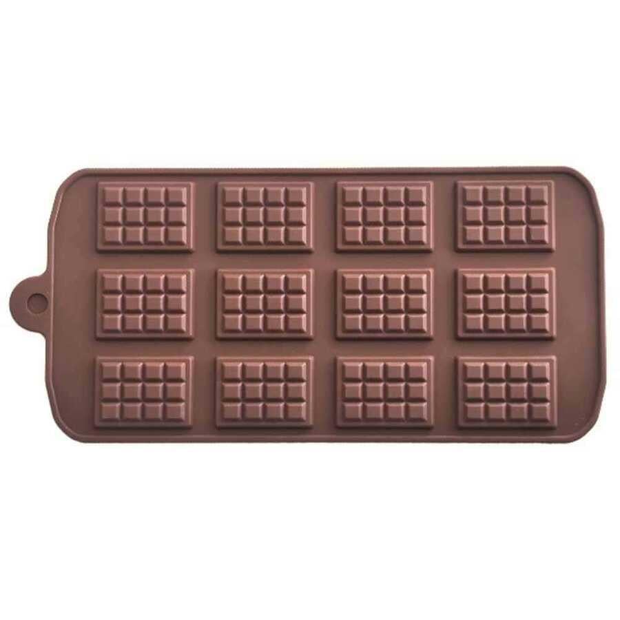 Epinox Çikolata Kalıbı - Silikon - Mini Tablet (MNT-12)