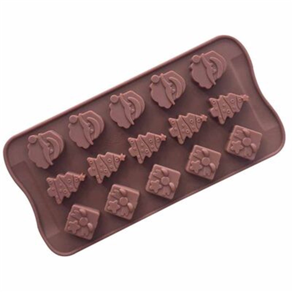 Epinox CMA-20 Silikon Çikolata Kalıbı Çam 20,5*10,5*1 cm