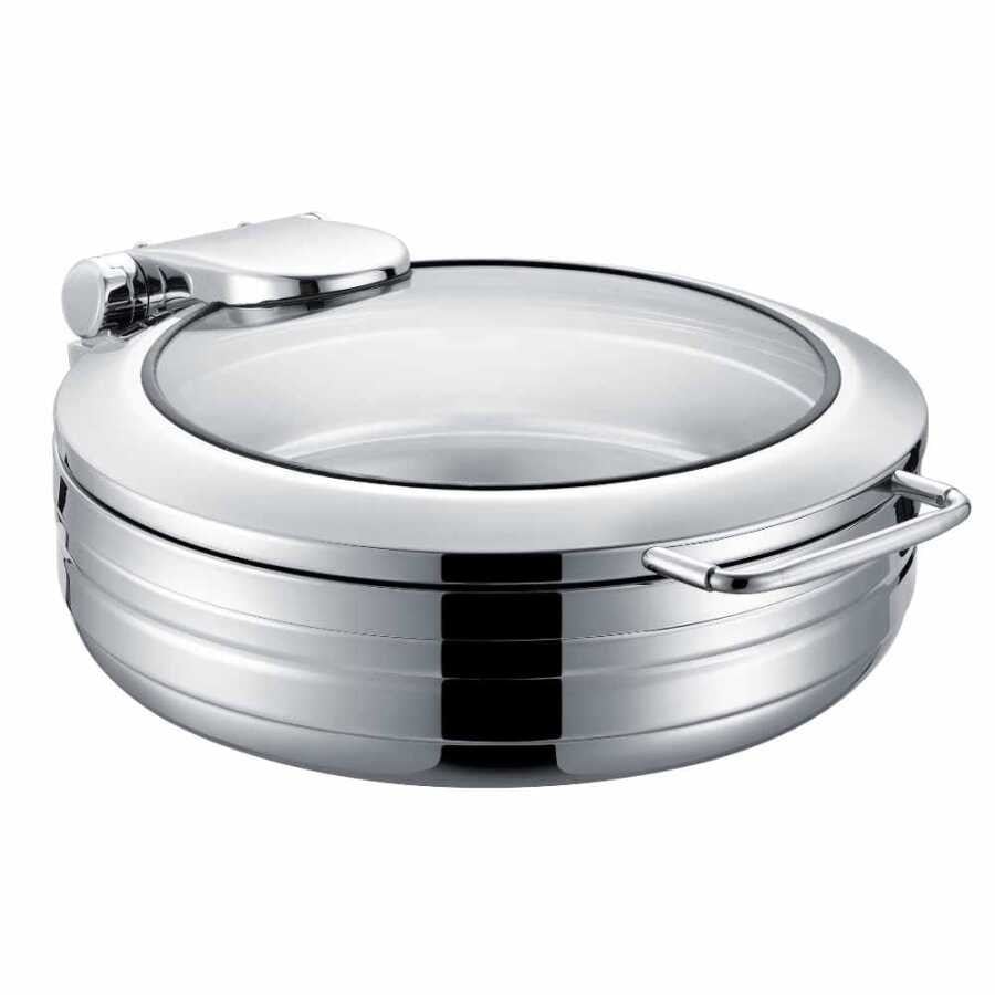 Epinox CYL-6Y Chafing Dish Lüks 2/3 Yuvarlak 6L