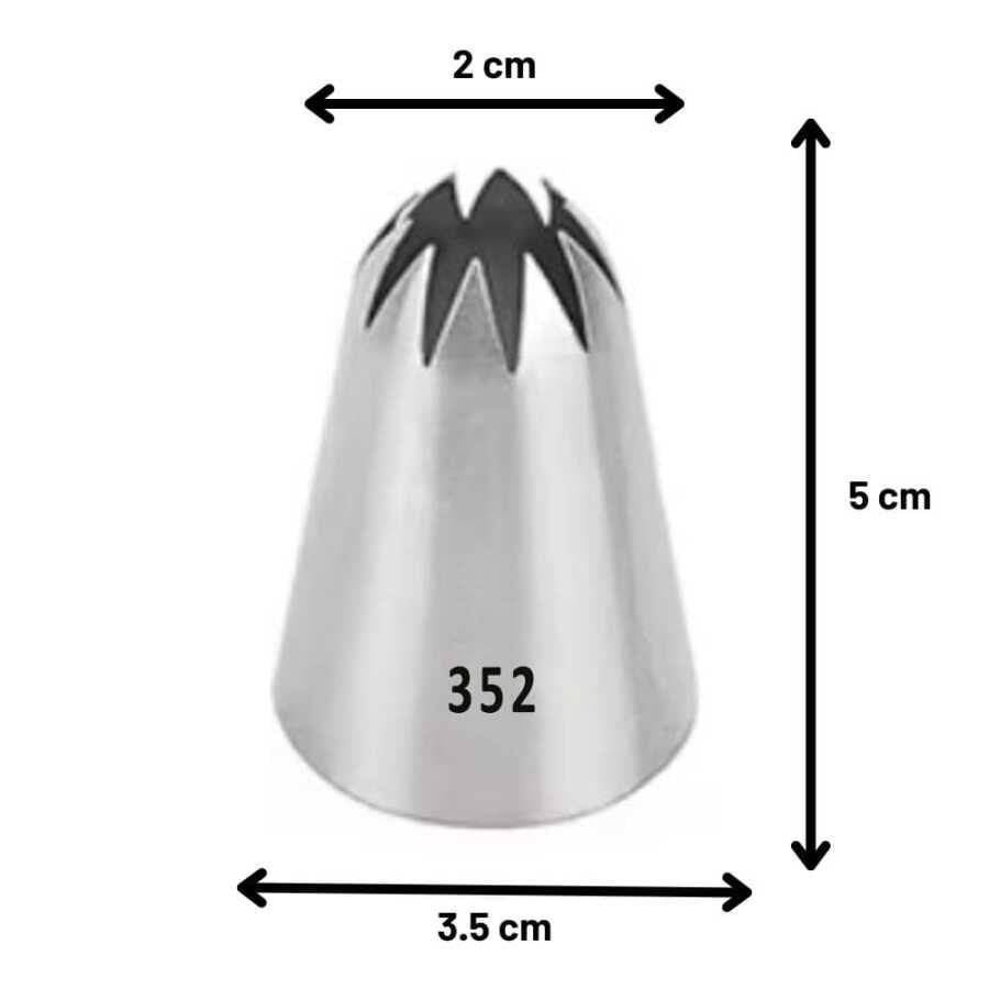 Epinox DY-352 Duy Kapalı Yıldız - 9 Diş / 35x20x50