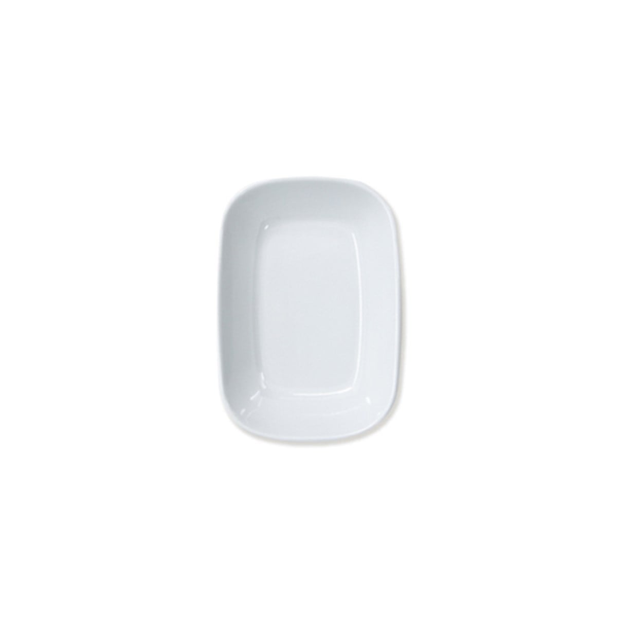 Evren Melamin Kare Kayık Tabak, 12*8,5 cm