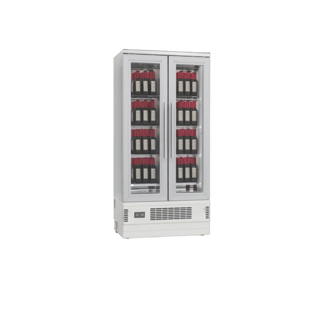 Frenox 100x66x206 cm. 128 Şişe Kapasiteli Cam Kapılı Şarap Buzdolabı WN10-2-SB-R290