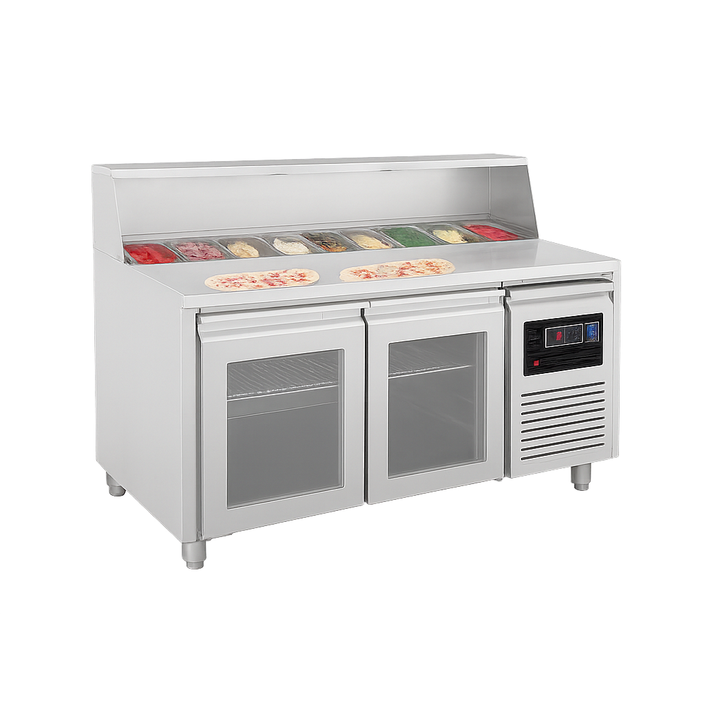 Frenox  178x85x133 cm.460 lt. Pizza Hazırlık Buzdolabı PIZ-179-R290