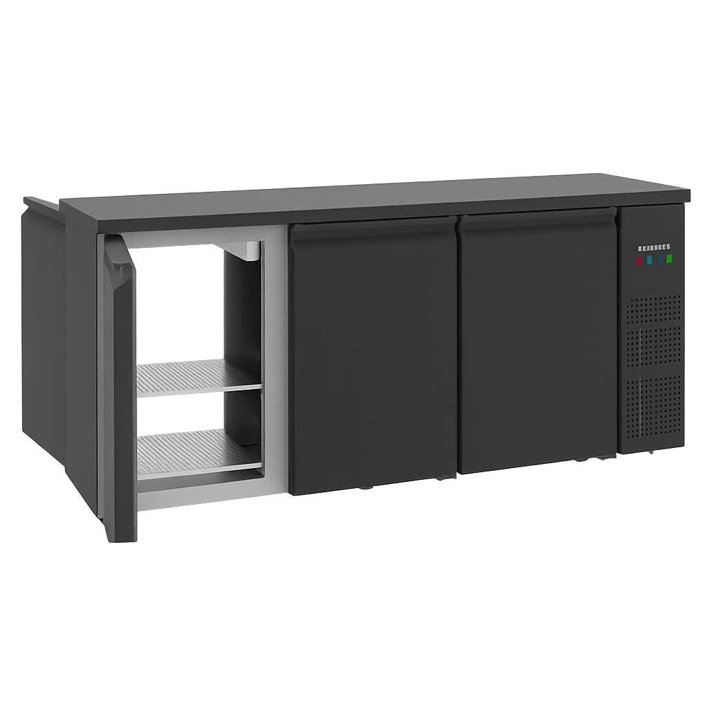 Frenox 194x61x96 cm. 500 lt  Arkası Kapılı,Bar Arkası Şişe Soğutucu SSN3-61-2-SH
