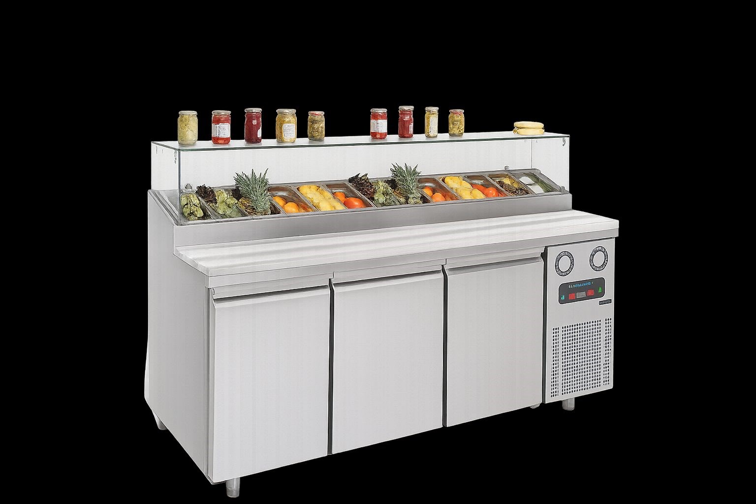 Frenox  223x83x128 cm. 720 lt. Pizza Hazırlık Buzdolabı BMN-223-R290