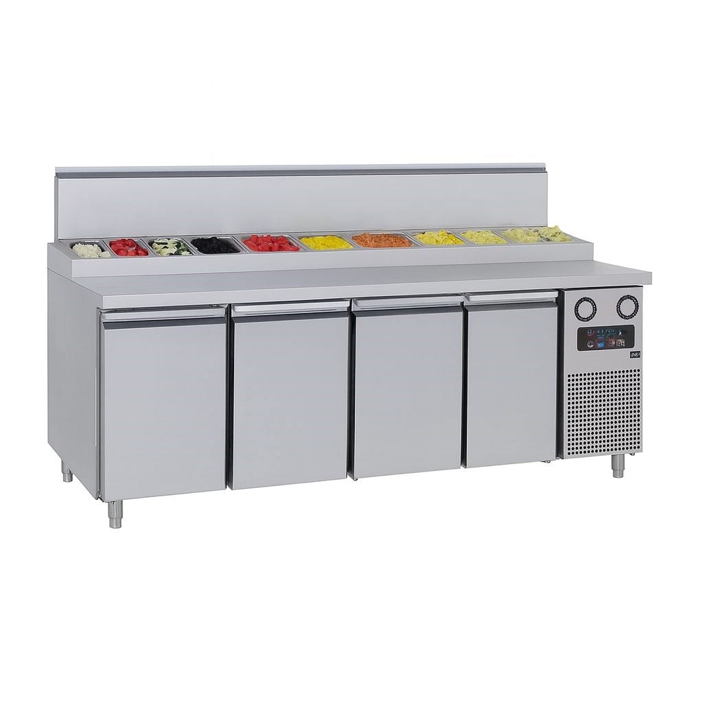Frenox  233x70x97 cm. 13 Adet 1/6x150 Küvet Kapasiteli Make-up,Pizza Hazırlık Dolabı MGA4-06-R290
