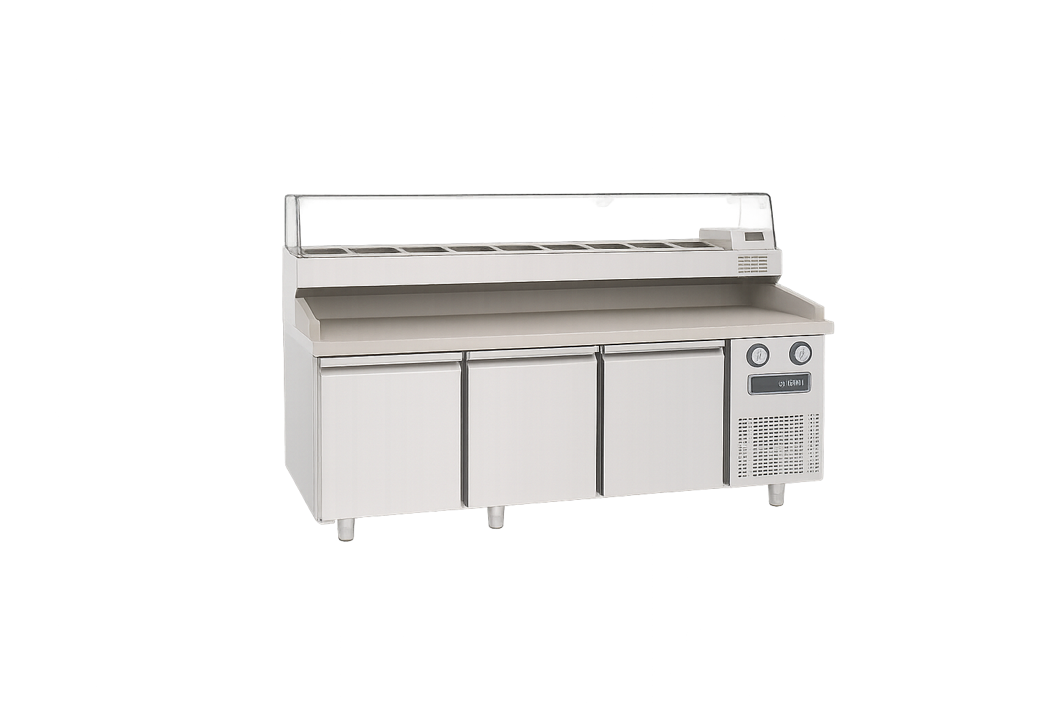Frenox 40x60 Tepsi Kapasiteli 615 lt. Pizza Hazırlık Dolabı PZT 210-R290
