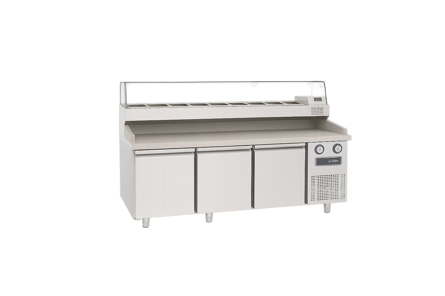 Frenox 40x60 Tepsi Kapasiteli 615 lt.  Pizza Hazırlık DolabıBZT 210-R290