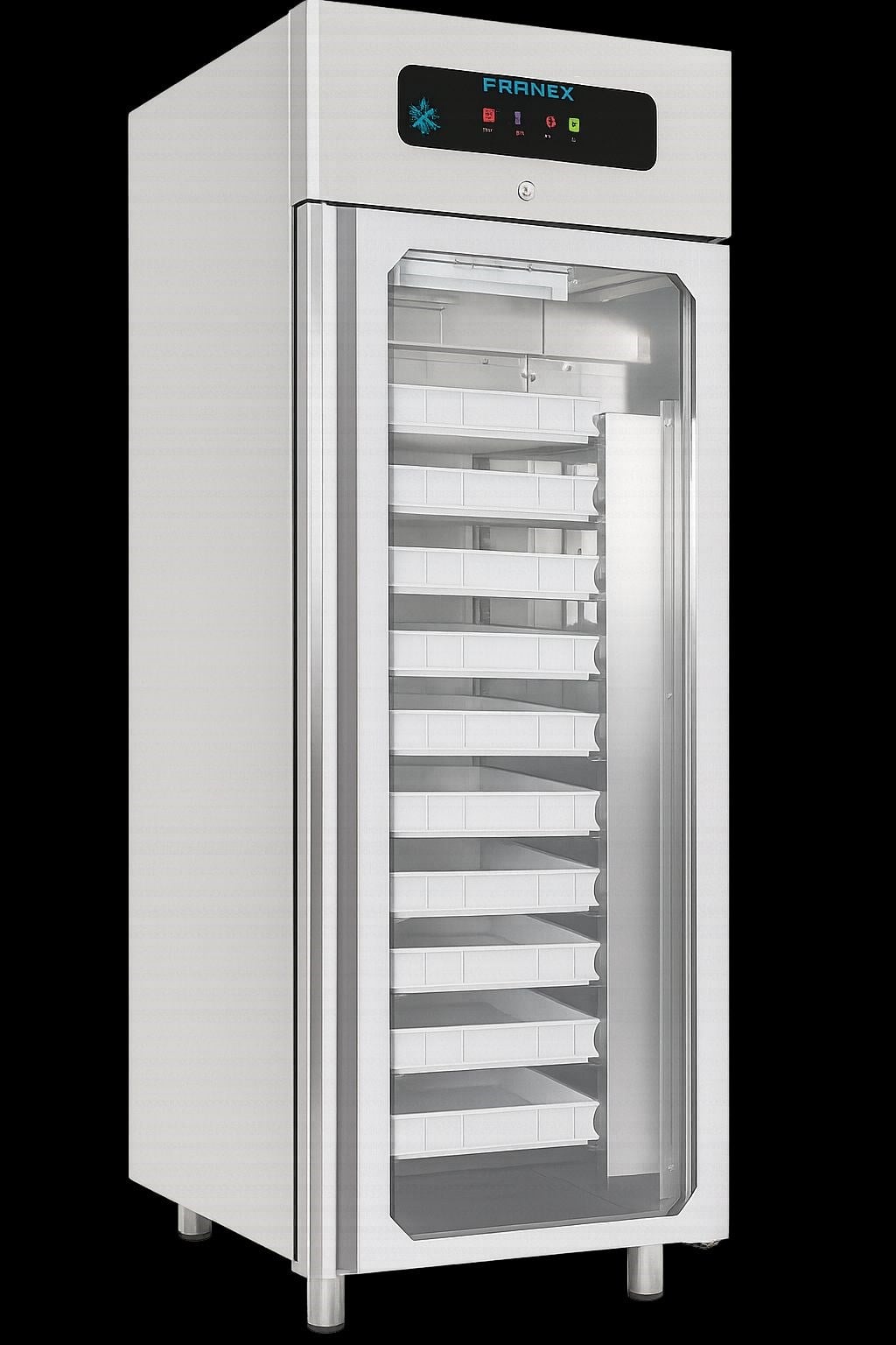 Frenox  70x81x205 cm. 700 lt.Cam Kapılı Dik Tip Buzdolabı VN7-P-G