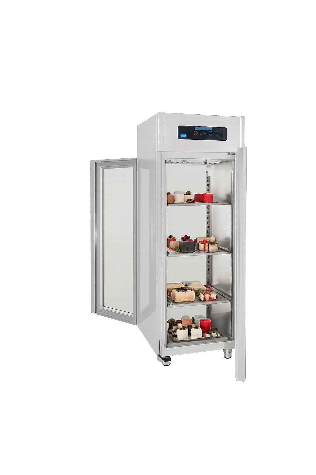 Frenox 70x81x205 cm.700 lt. İki Tarafta Cam Kapılı Dik Tip Buzdolabı VN7-PAS-G-R290