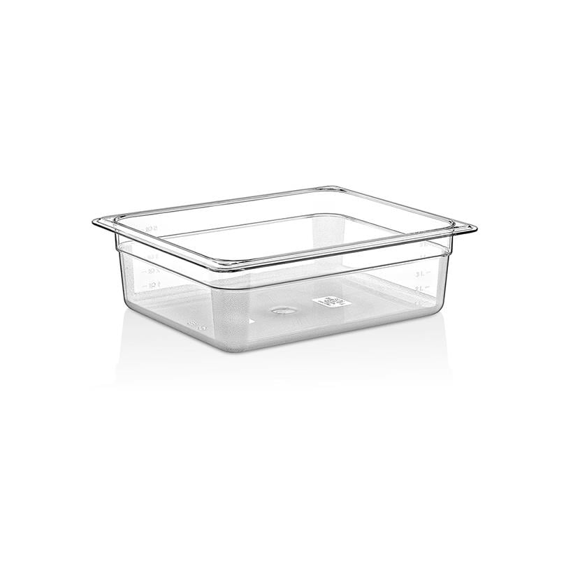 GastroPlast GN 1/2-100 mm Gastronom Küvet, Polikarbon