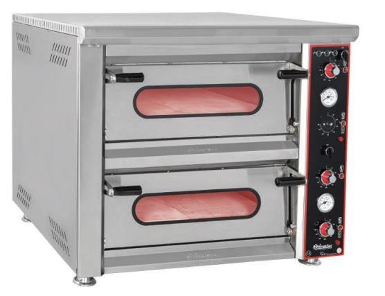 Himaksan Çift Katlı Pizza Fırını Elektrikli, 62*62 cm