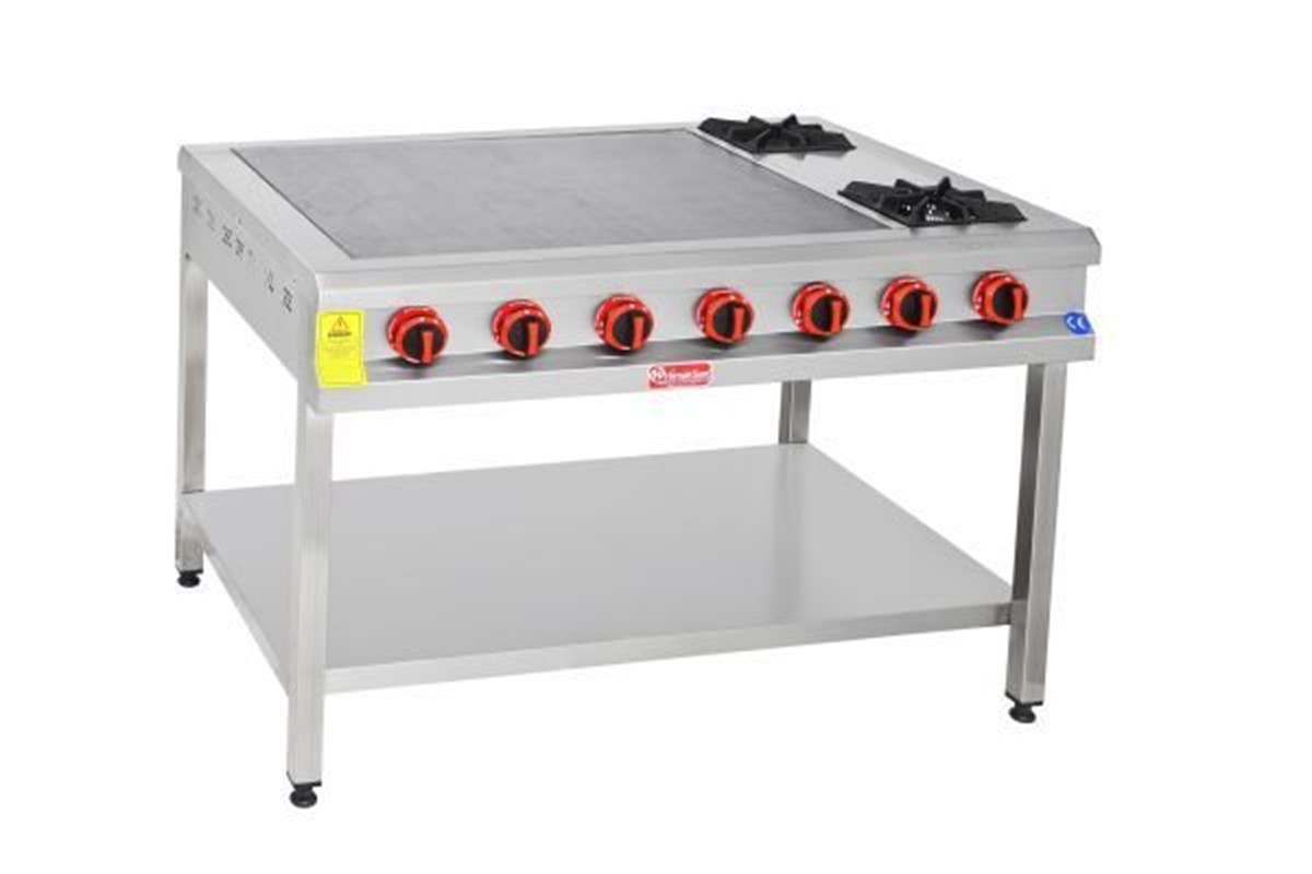Himaksan Taban Raflı Bazlama Ocağı Gazlı Ce Belgeli 120*80*85 cm