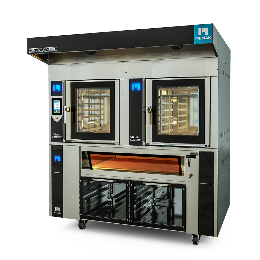 MEMAK Döner Konveksiyonlu Katlı Fırın, 12 Tava Kapasiteli, COMBINE X DOUBLE
