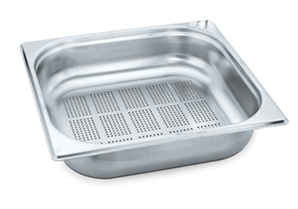 Net Çelik GN 2/3 - 15  cm Delikli Gastronom Küvet (35.4 X 32.5 cm) 13 lt  