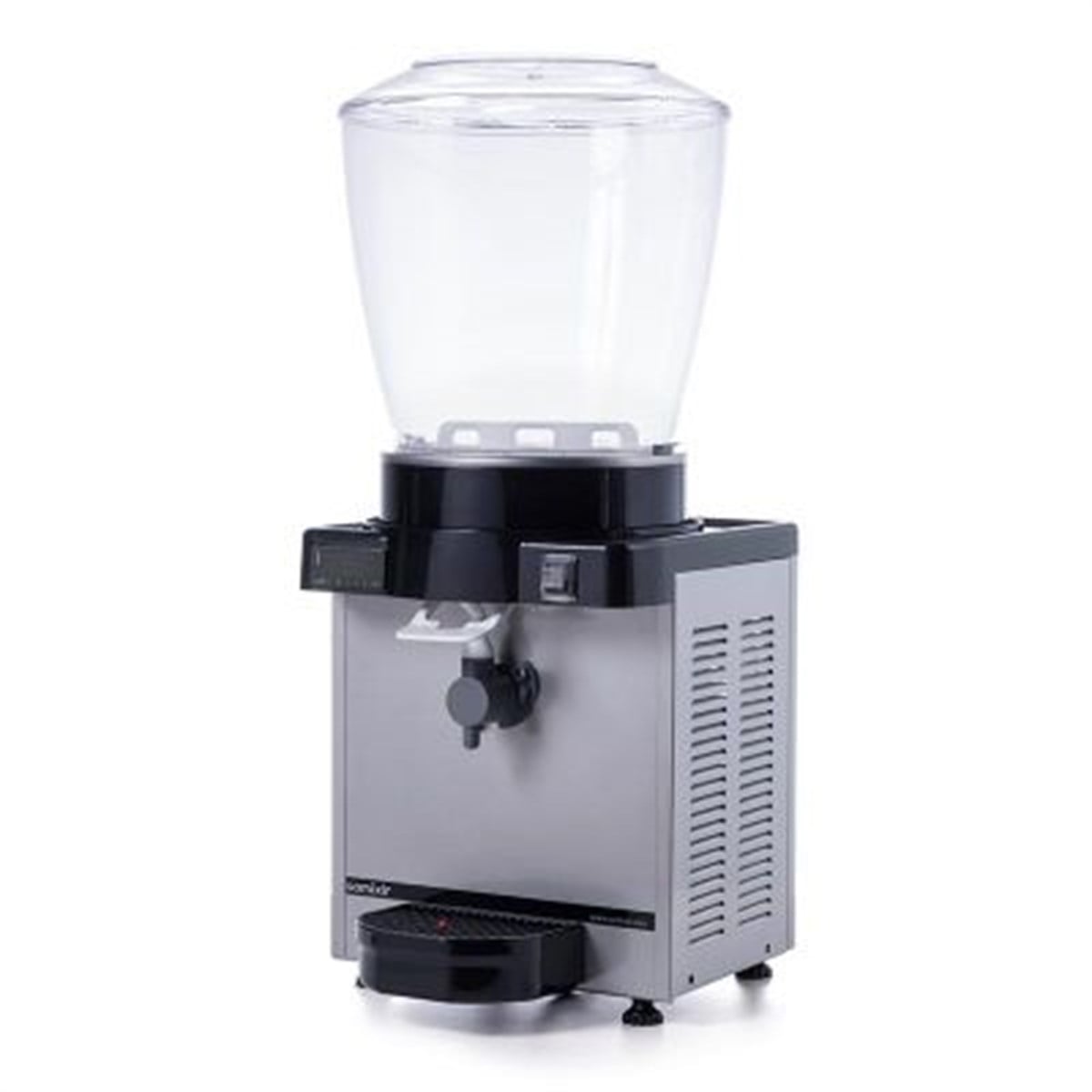 Samixir Panoramik Köpüklü Ayran Dispenseri, 22 L, Dijital, Inox
