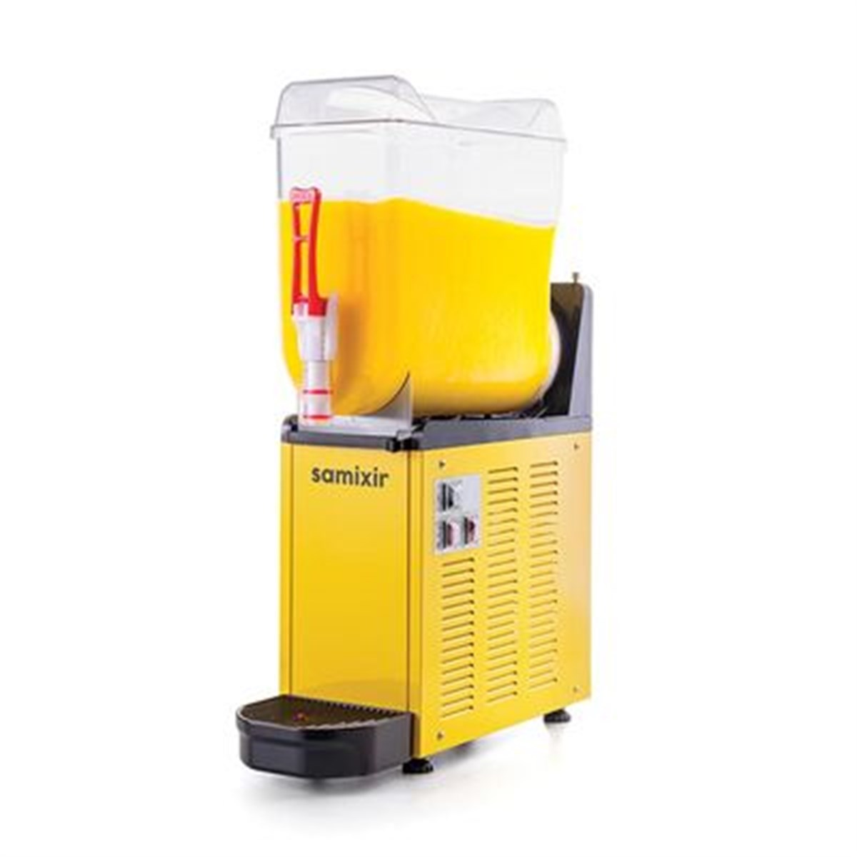 Samixir Slush Mono Granita ve Meyve Suyu Dispenseri, 12 L, Sarı