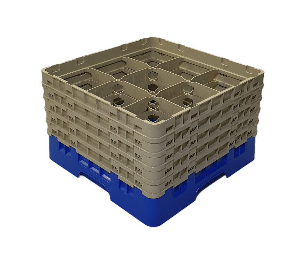 Tribeca 9 Bölmeli Kapalı Yan Bardak Basketi, Maks. Bardak Yüksekliği 257 mm