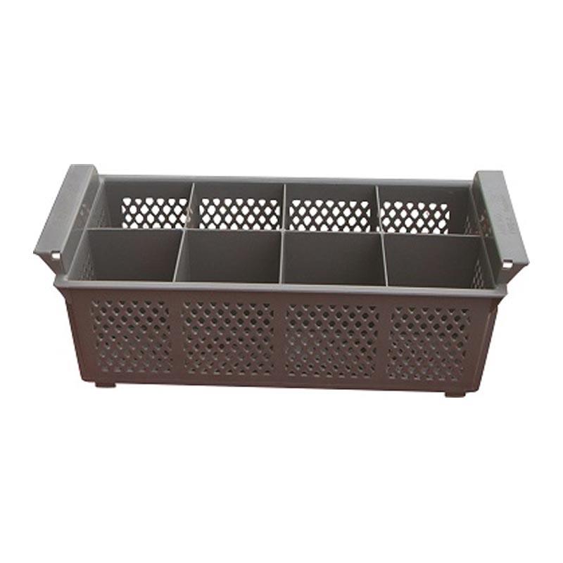Tribeca Çatal Kaşık Basketi, 8 Bölmeli, 450x190x180 mm