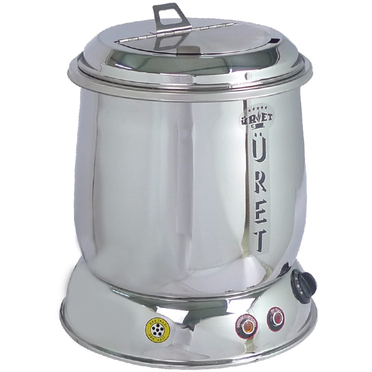 Üret 10 Litre, Parlak Çorba Isıtıcısı, Elektrikli