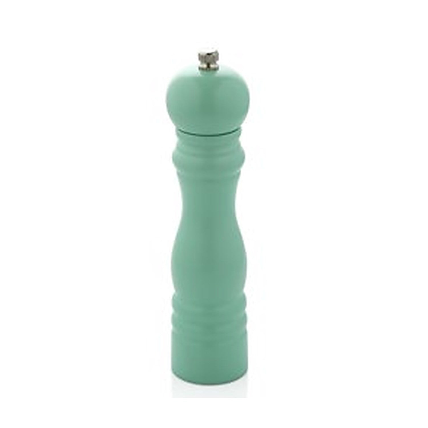 Varan Mutfak Değirmenler Yeşil Renkli Ahşap Tuz Değirmeni (14 Cm) VRAT-9000