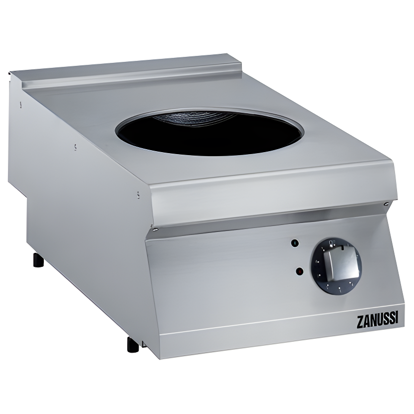 Zanussi 2'li Elektrikli Set Üstü İndüksiyonlu Wok Ocak, 5 kW, 400x700x250 mm, 372282