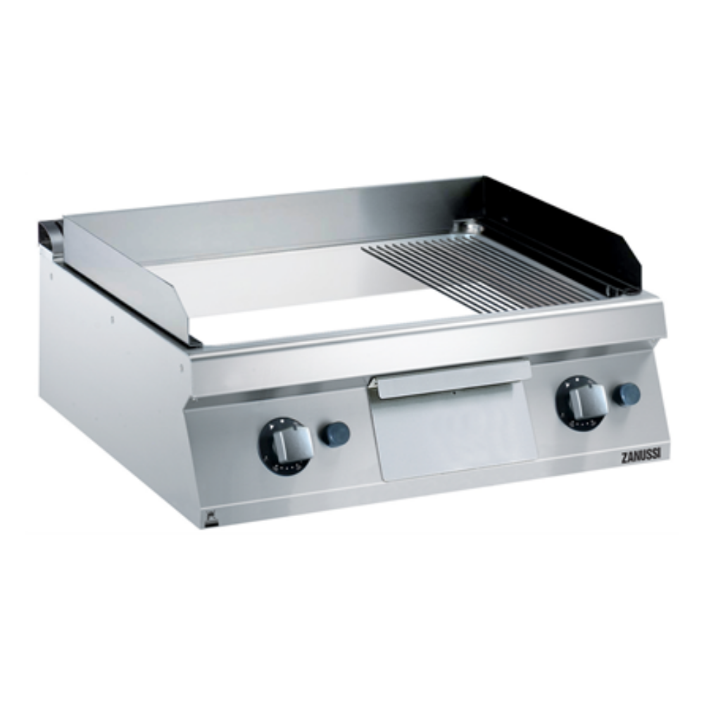 Zanussi 80 cm Gazlı Düz + Nevrürlü Krom Pleyt Izgara, 800x700x250, 372041