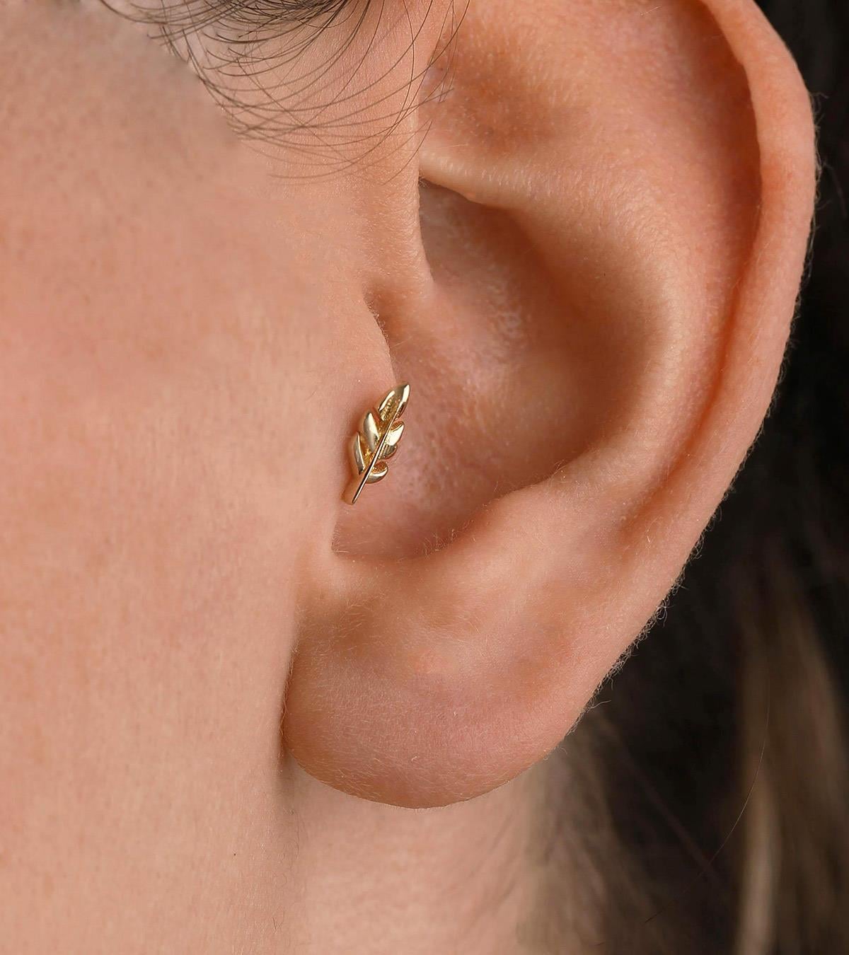 Yaprak Piercing (Tragus)