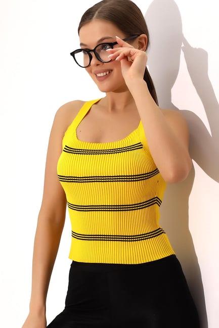 Çapraz Askılı Triko Atlet Triko Bluz 1801