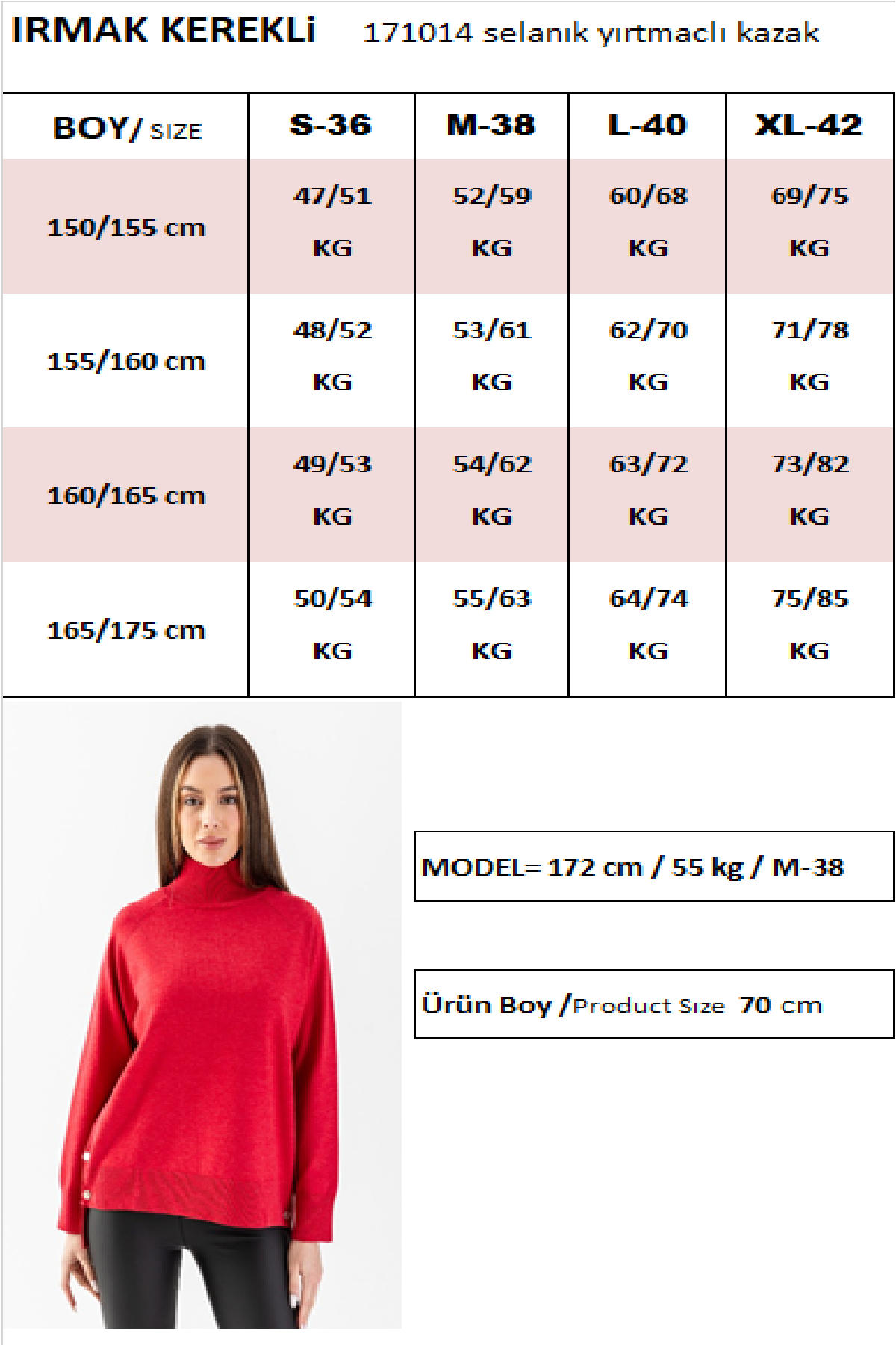 Irmak Kerekli Selanık Yırtmaçlı Old Money Kazak, Kadın Kazak, Yırtmaçlı Kazak, Triko Kadın Kazak, Siyah