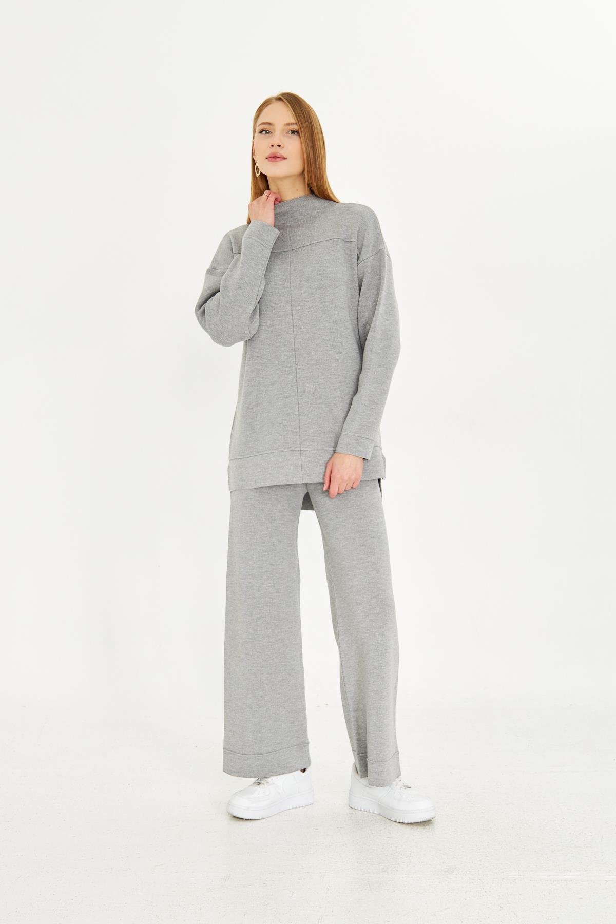 Kadın  Düz Oversize Alt Üst Takım 1308