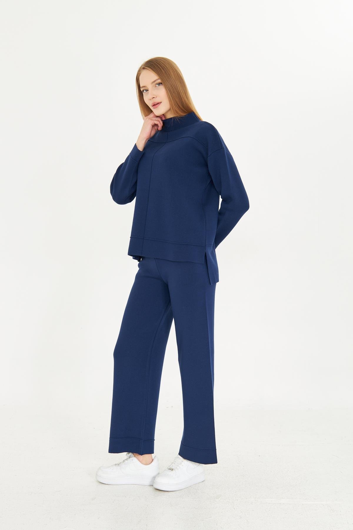 Kadın  Düz Oversize Alt Üst Takım 1308