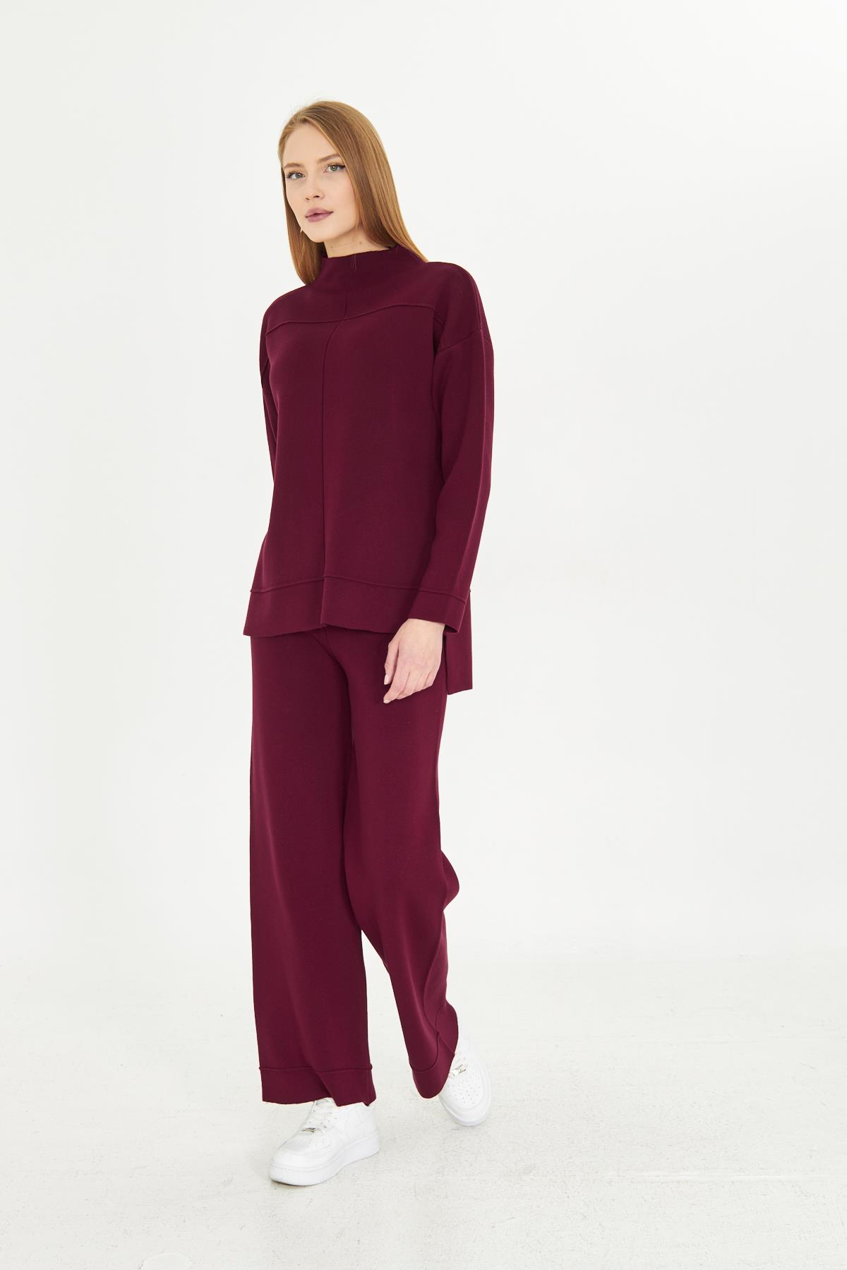 Kadın  Düz Oversize Alt Üst Takım 1308